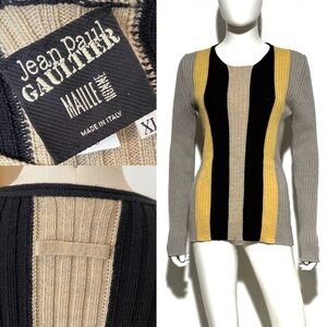 Vintage Jean Paul Gaultier Homme Knit Ribbed Top